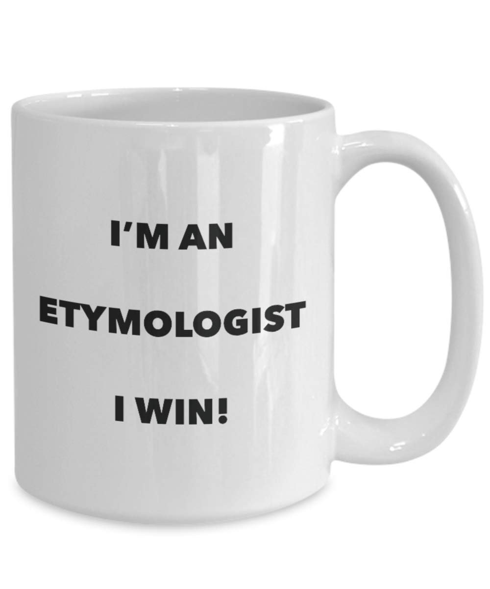 I' m An Etymologist tazza i Win – Funny Coffee Cup – novelty Birthday Christmas GAG regalo idea 11oz Infradito colorati estivi, con finte perline