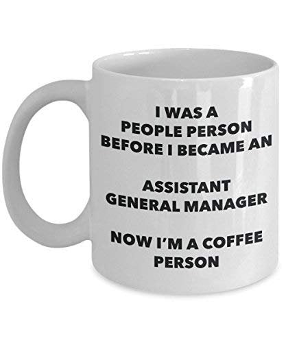 Assistant General Manager Coffee Person Mug - Funny Tea Cocoa Cup - Birthday Christmas Coffee Lover Cute Gag Gifts Idea