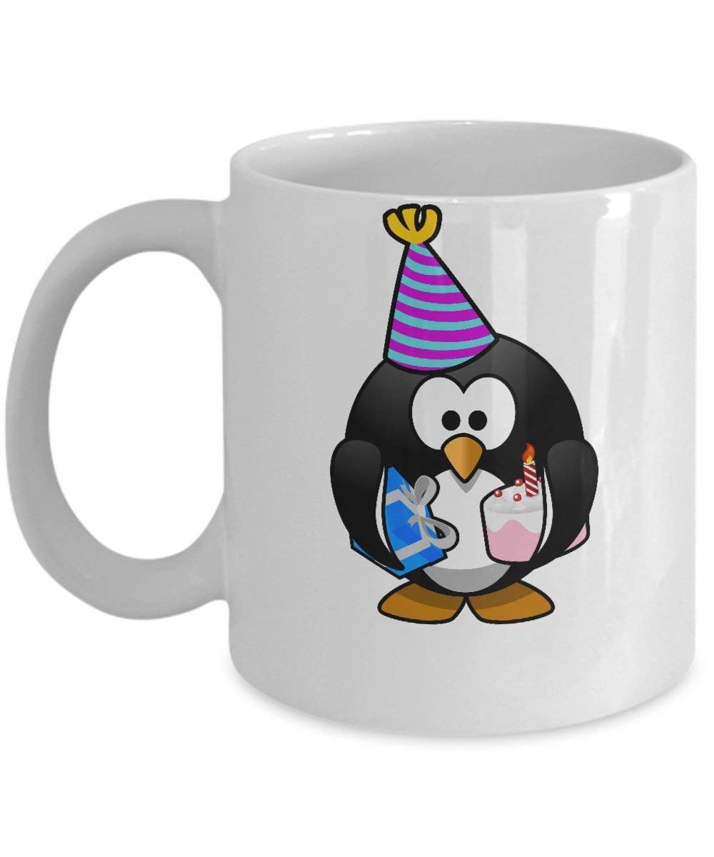 Penguin Mug Personalized I Love Cute Coffee Cup Funny Gift Idea Themed For Women Men Party