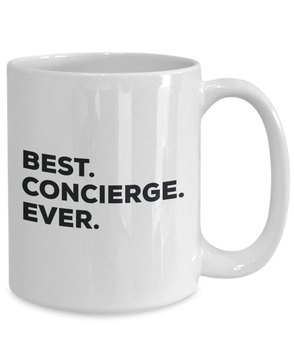 Best Concierge Ever Mug - Funny Coffee Cup -Thank You Appreciation For Christmas Birthday Holiday Unique Gift Ideas