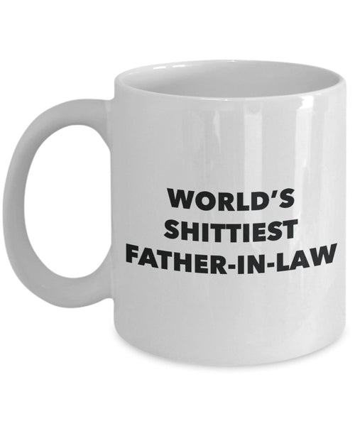 Vater-Tasse – Kaffeetasse – World's Shittiest Vather-in-law Geschenk – Lustige Geschenkidee zum Geburtstag