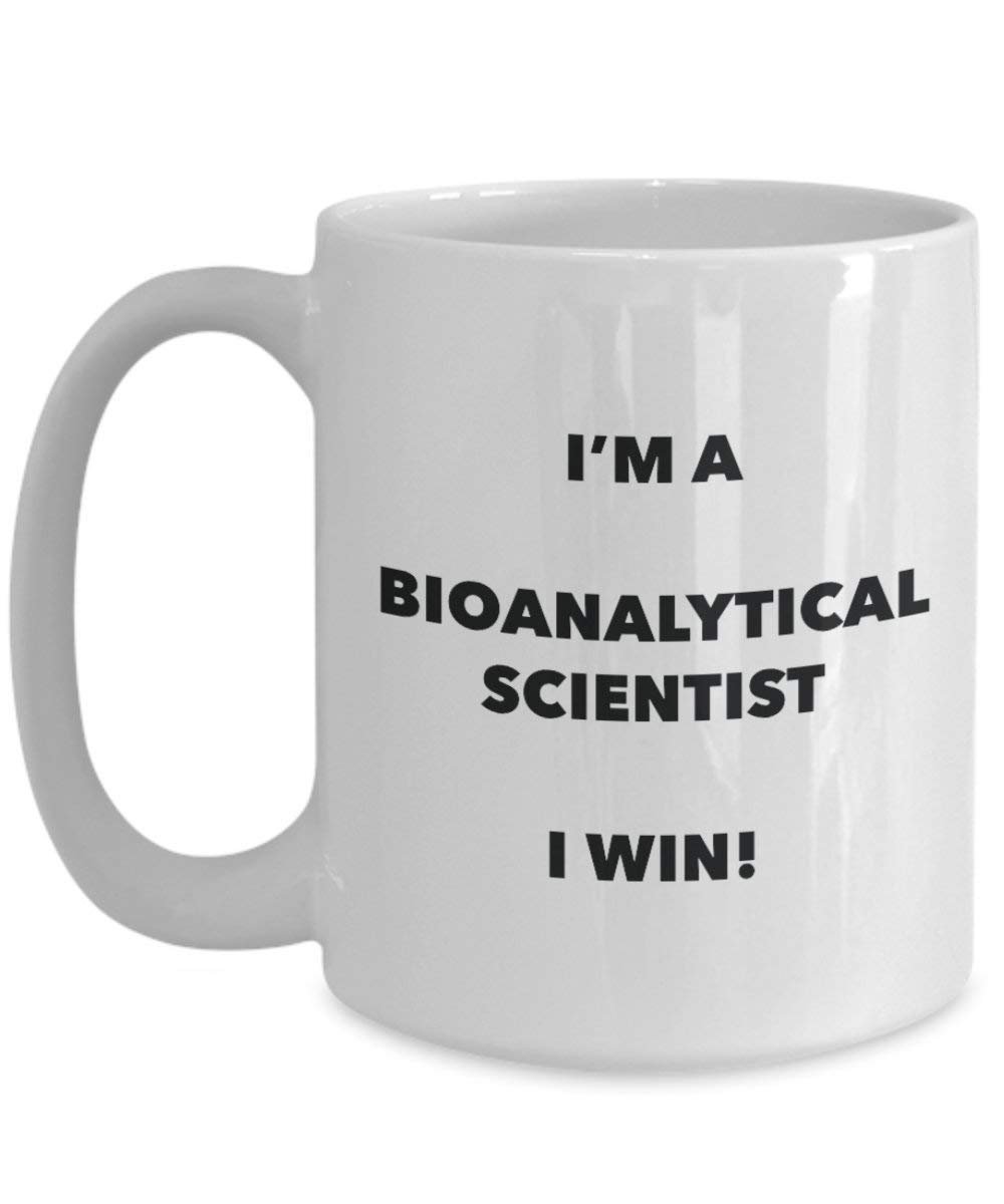 Bioanalytical Scientist mug – I' m A Bioanalytical Scientist i Win. – Funny Coffee Cup – novelty Birthday Christmas GAG regalo idea 15oz Infradito colorati estivi, con finte perline