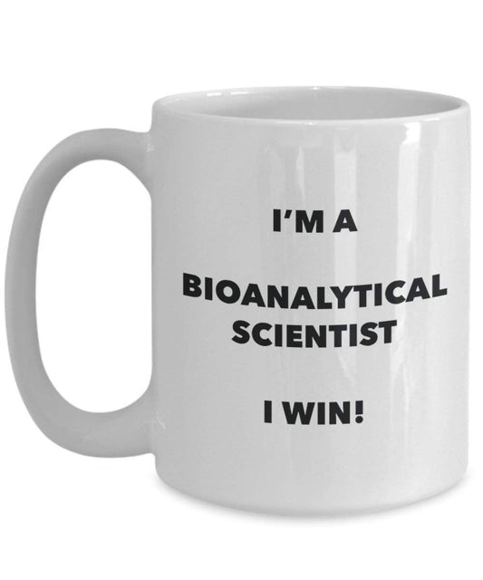 Bioanalytical Scientist mug – I' m A Bioanalytical Scientist i Win. – Funny Coffee Cup – novelty Birthday Christmas GAG regalo idea 15oz Infradito colorati estivi, con finte perline