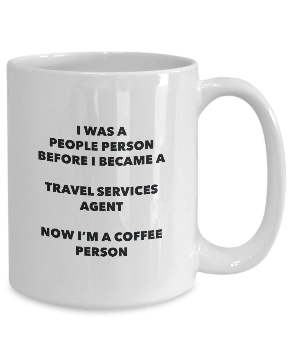 viaggio servizi agente cacao persona – Tazza da tè caffè tazza – Birthday Christmas Coffee Lover cute GAG regalo idea 11oz Infradito colorati estivi, con finte perline