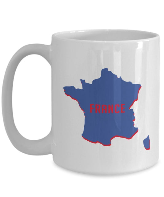 France Mug - Funny Tea Hot Cocoa Coffee Cup - Novelty Birthday Christmas Anniversary Gag Gifts Idea