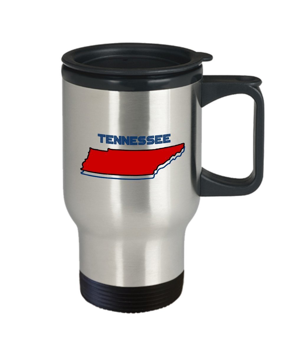 Tennessee Travel Mug - Funny Tea Hot Cocoa Coffee Insulated Tumbler - Novelty Birthday Christmas Anniversary Gag Gifts Idea