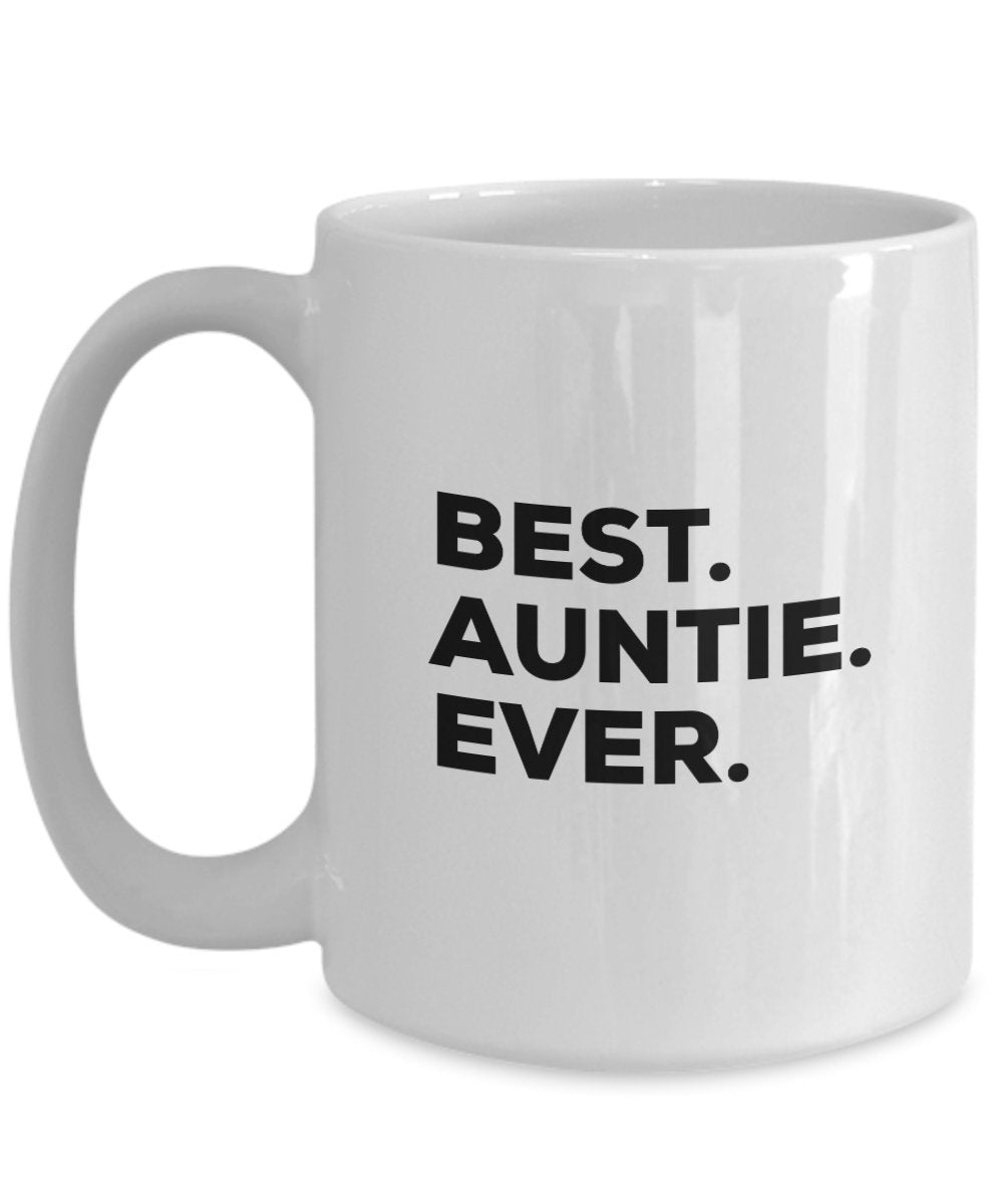 Best Auntie Ever Mug Coffee Cup - 1 You're Going To Be An Auntie - Funny Gag Gift - For A Novelty Present Idea - Add To Gift Bag Basket Box Set - Bir