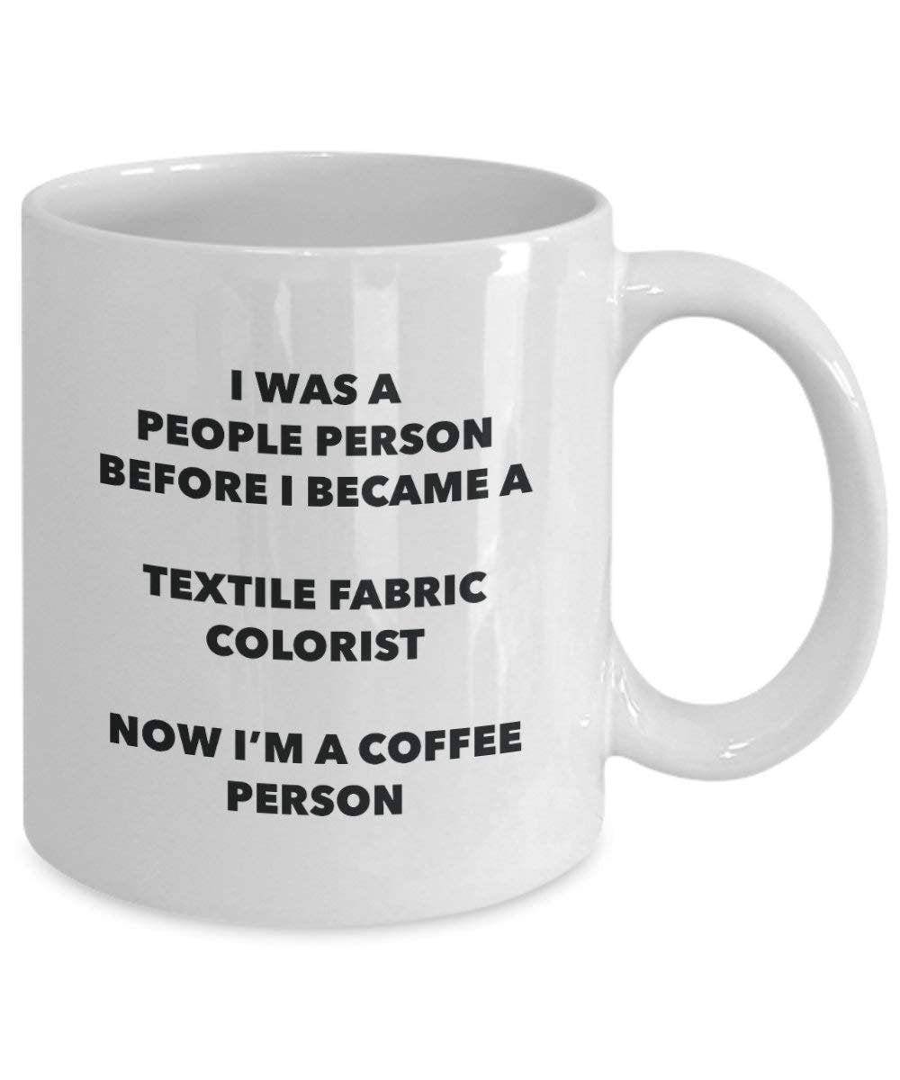 Textile Fabric Colorist Coffee Person Mug - Funny Tea Cocoa Cup - Birthday Christmas Coffee Lover Cute Gag Gifts Idea