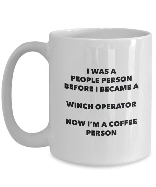 Winch Operator Coffee Person Mug - Funny Tea Cocoa Cup - Birthday Christmas Coffee Lover Cute Gag Gifts Idea