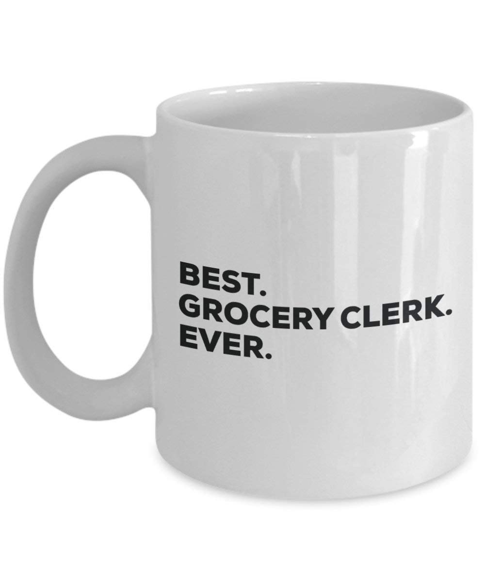 Best Lebensmittels Clerk Ever Tasse, Funny Coffee Cup – Thank You Anerkennung für Weihnachten Geburtstag Urlaub Einzigartiges Geschenk Ideen
