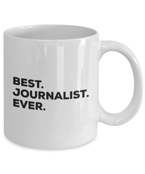 Best Journalist Ever mug – Funny Coffee Cup – Thank You Appreciation idee regalo per Natale festa di compleanno unico 15oz Infradito colorati estivi, con finte perline