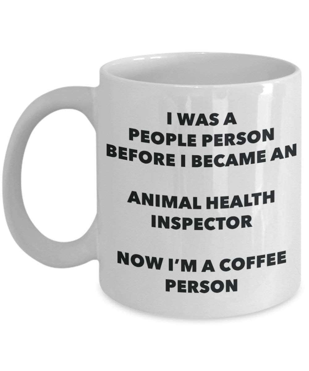 Animal Health Inspector Coffee Person Mug - Funny Tea Cocoa Cup - Birthday Christmas Coffee Lover Cute Gag Gifts Idea