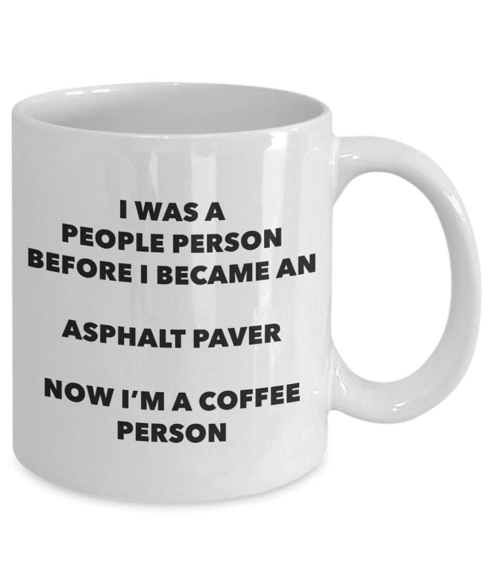 Asphalt Maschine Kaffee Person Tasse – Funny Tee Kakao-Tasse – Geburtstag Weihnachten Kaffee Lover Cute Gag Geschenke Idee