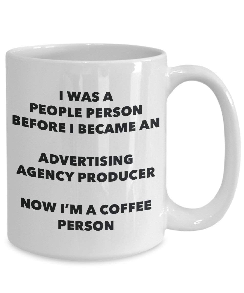 Advertising Agency Producer Coffee Person Mug - Funny Tea Cocoa Cup - Birthday Christmas Coffee Lover Cute Gag Gifts Idea