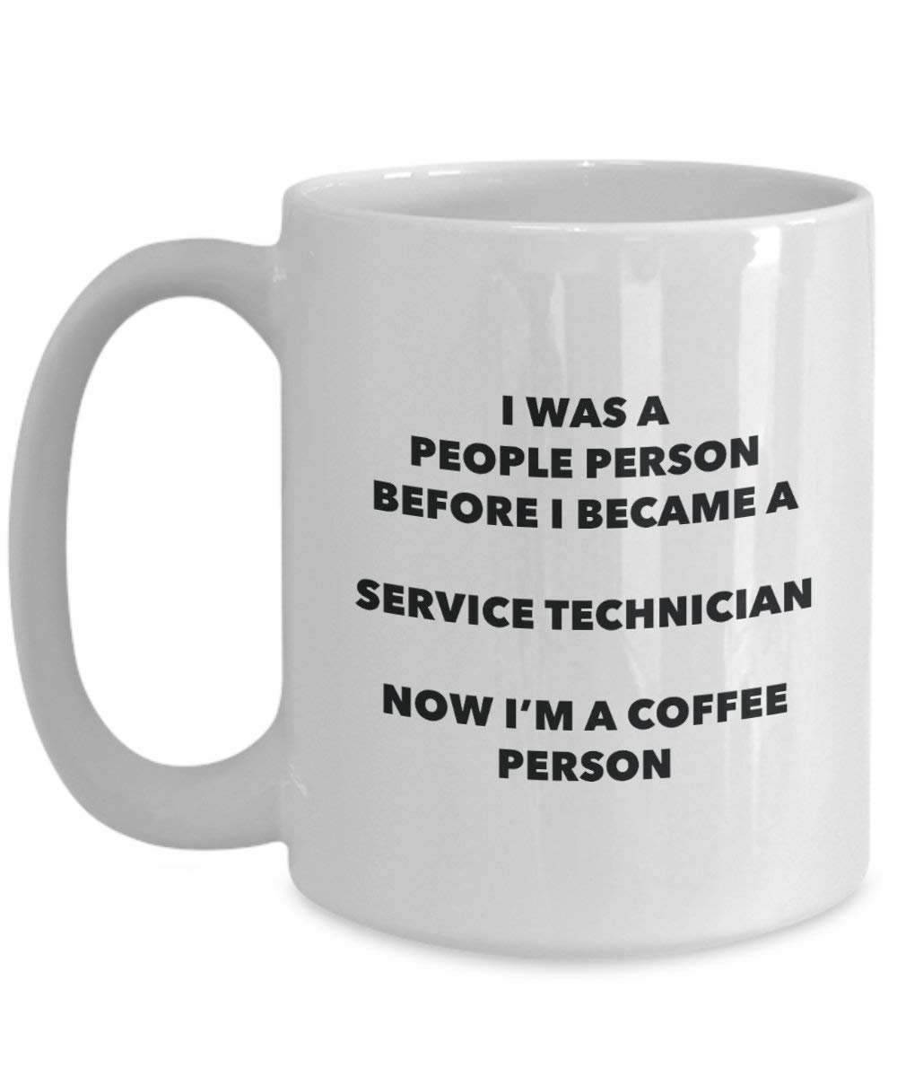 Service Techniker Kaffee Person Tasse – Funny Tee Kakao-Tasse – Geburtstag Weihnachten Kaffee Lover Cute Gag Geschenke Idee