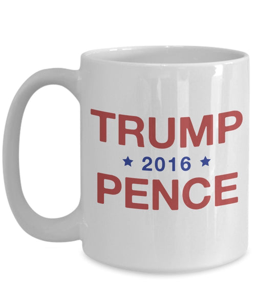 Trump Pence Mug - Funny Tea Hot Cocoa Coffee Cup - Novelty Birthday Christmas Anniversary Gag Gifts Idea