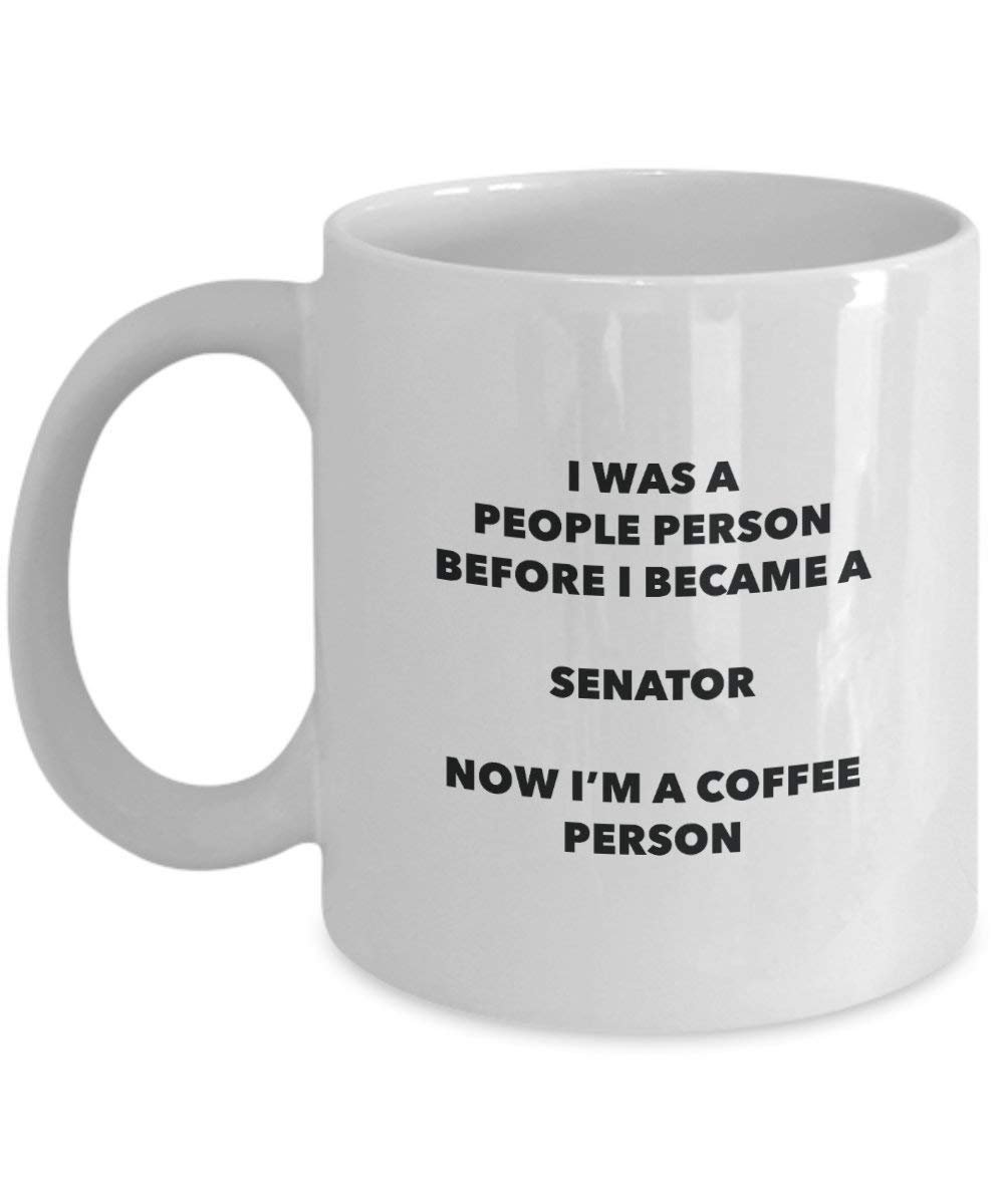 Senator Coffee Person Mug - Funny Tea Cocoa Cup - Birthday Christmas Coffee Lover Cute Gag Gifts Idea
