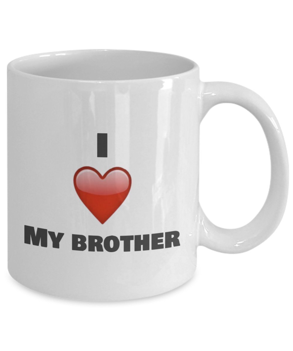 I Love My Brother coffee Mug - gift ideas brother