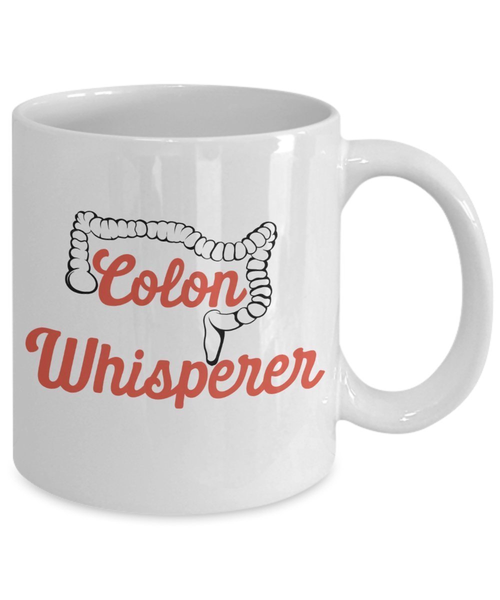 Colon Whisperer Tasse – Lustige Teetasse für heiße Kakao – Neuheit Geburtstag Weihnachten Gag Geschenk Idee