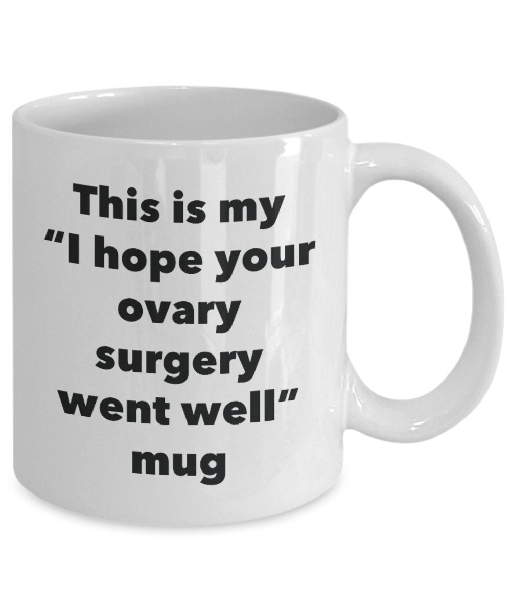 This is My "I Hope Your Ovary Surgery Went Well" Mug - Funny Tea Hot Cocoa Coffee Cup - Novelty Birthday Christmas Anniversary Gag Gifts Idea