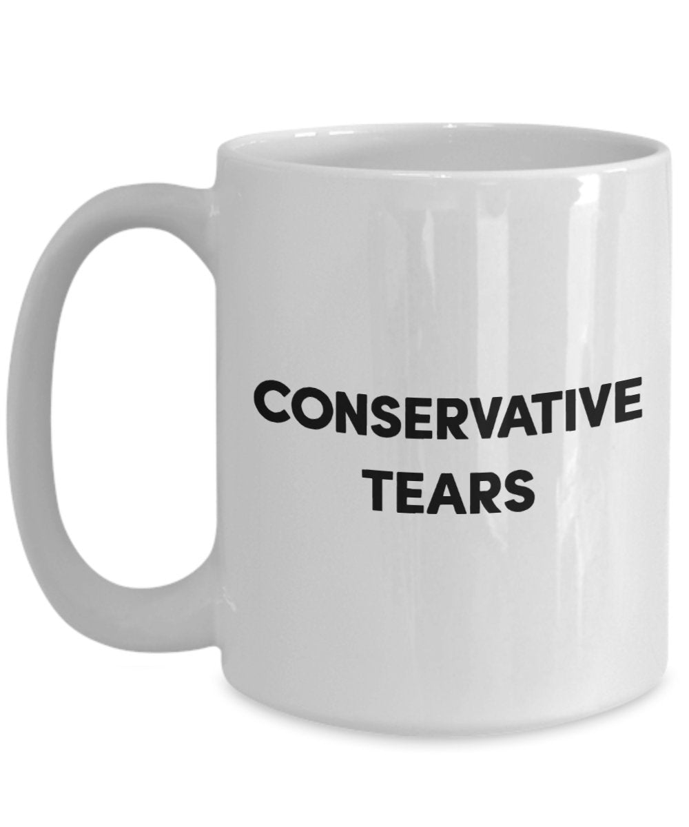 Kaffeetasse mit konservativen Tränen, lustig, für Tee/Kakao / Kaffee