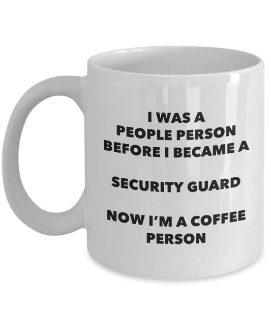 Garde de sécurité personne à café Mug Tasse à thé de cacao – rigolo – Anniversaire de Noël amateur de café mignon Gag Gifts Idée 11oz blanc