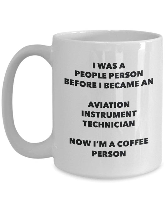 Aviation Instrument Techniker Kaffee Person Tasse – Funny Tee Kakao-Tasse – Geburtstag Weihnachten Kaffee Lover Cute Gag Geschenke Idee