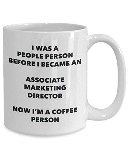 Associate Marketing Director Coffee Person Mug - Funny Tea Cocoa Cup - Birthday Christmas Coffee Lover Cute Gag Gifts Idea
