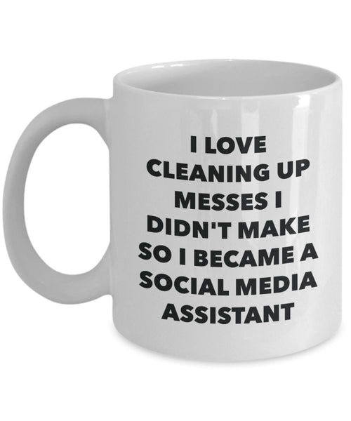 I Became a Social Media Assistant Mug - Coffee Cup - Social Media Assistant Gifts - Funny Novelty Birthday Present Idea