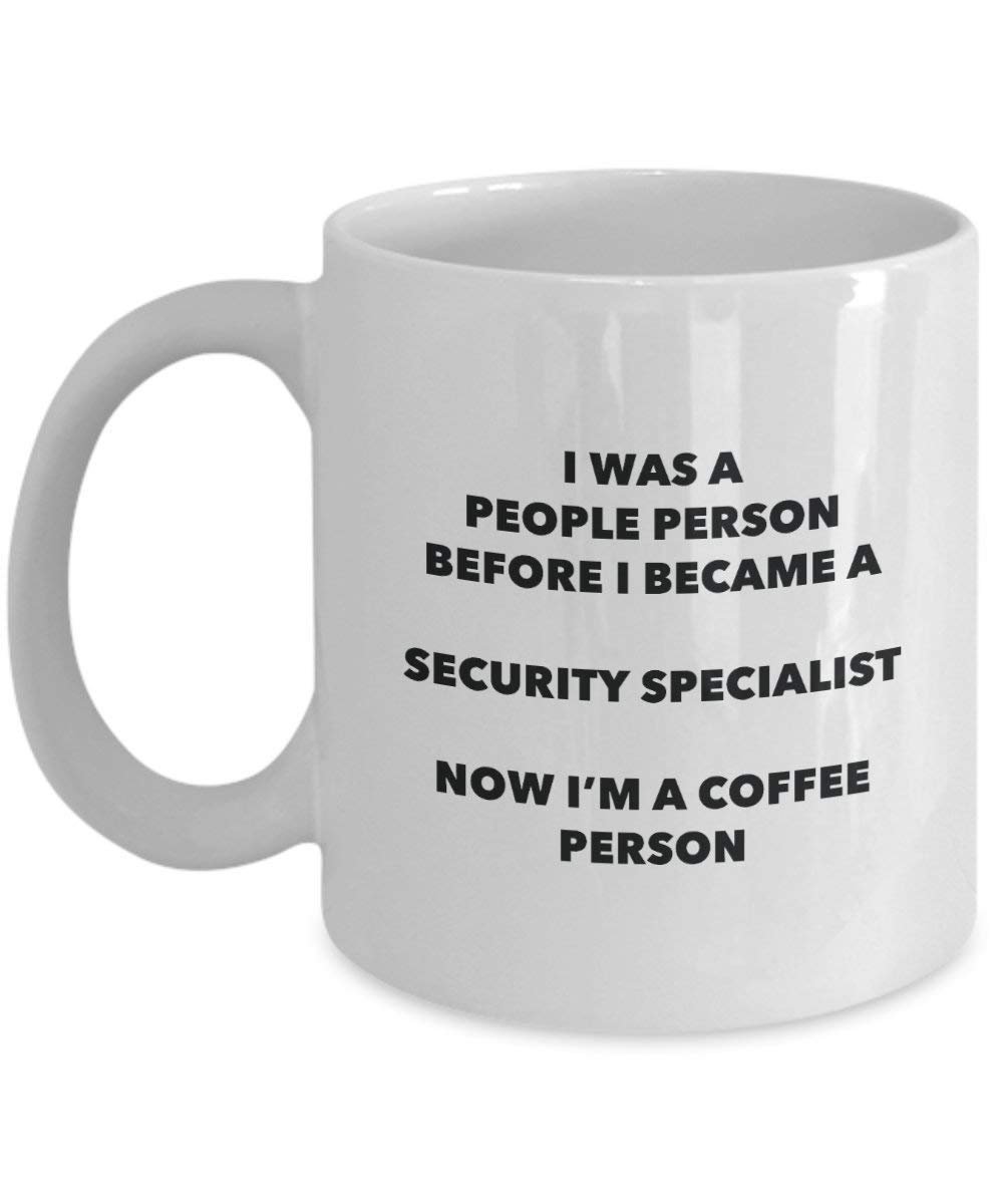 Security Specialist Coffee Person Mug - Funny Tea Cocoa Cup - Birthday Christmas Coffee Lover Cute Gag Gifts Idea