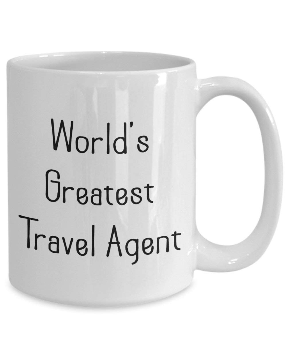World 's Greatest Travel Agent – Funny Tee Kaffee Kakao Tasse – Neuheit Geburtstag Weihnachten Jahrestag Gag Geschenke Idee