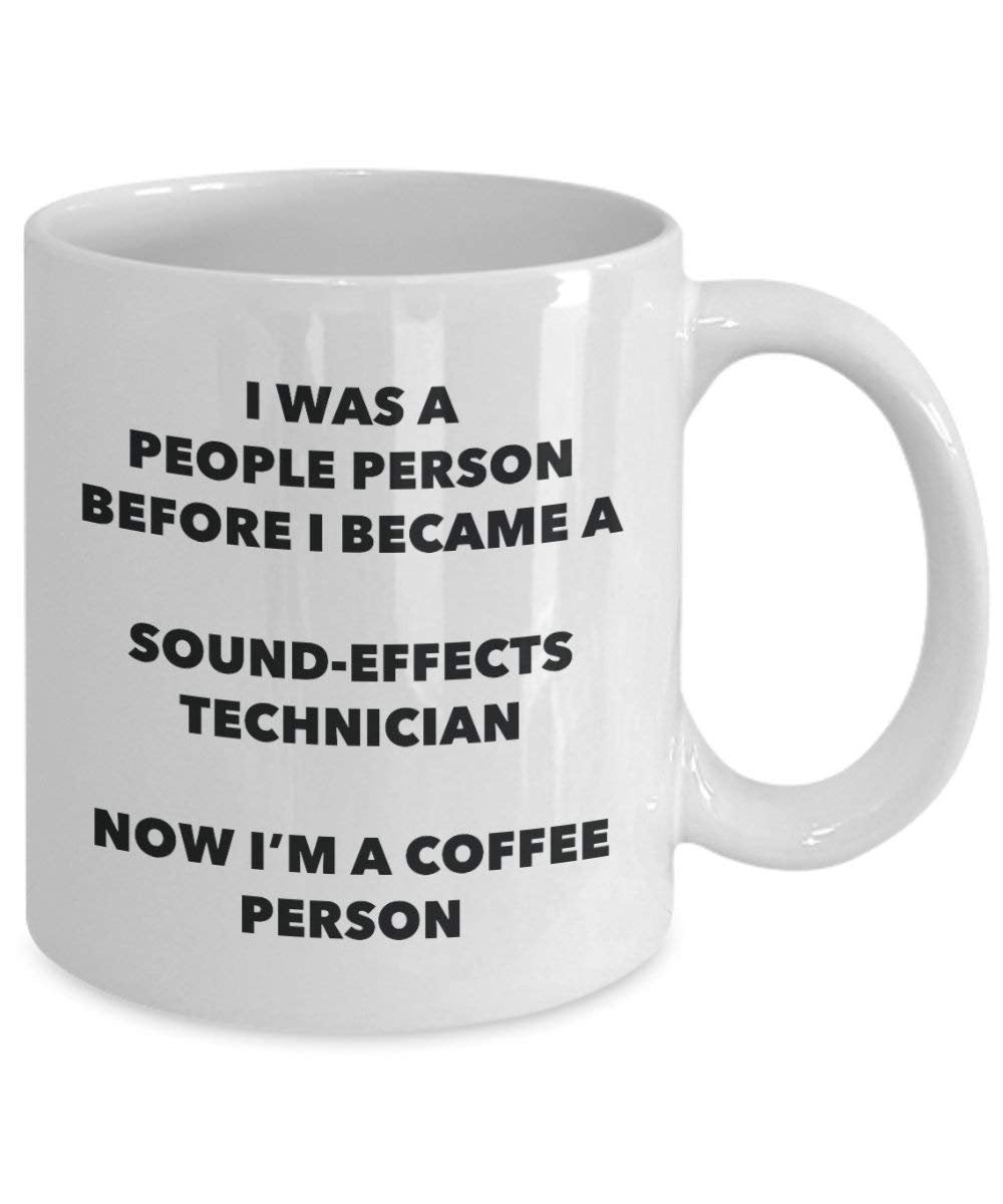 Sound-effects Technician Coffee Person Mug - Funny Tea Cocoa Cup - Birthday Christmas Coffee Lover Cute Gag Gifts Idea