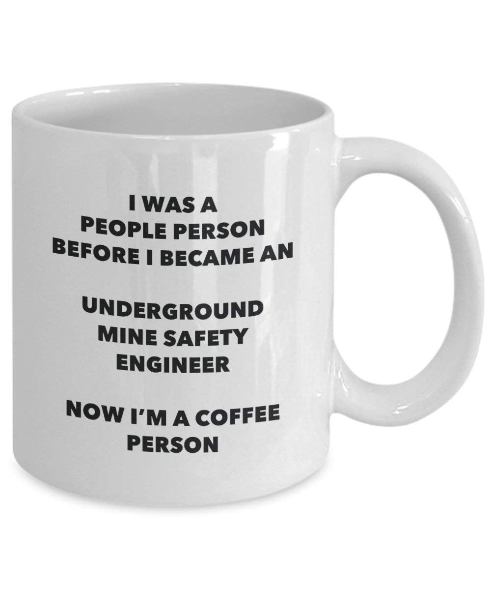 Underground mine Safety Engineer persona caffè tazza divertente tazza di tè cacao – Birthday Christmas Coffee Lover cute GAG regalo idea 11oz Infradito colorati estivi, con finte perline