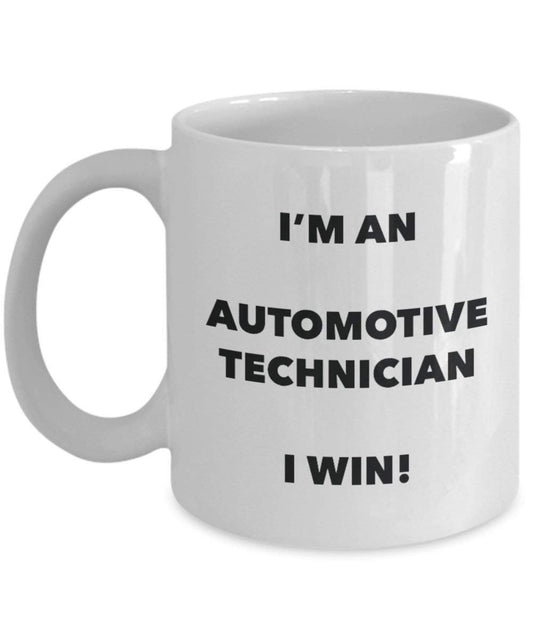 Automotive Technician mug – I' m An Automotive Technician i Win. – Funny Coffee Cup – novelty Birthday Christmas GAG regalo idea 11oz Infradito colorati estivi, con finte perline