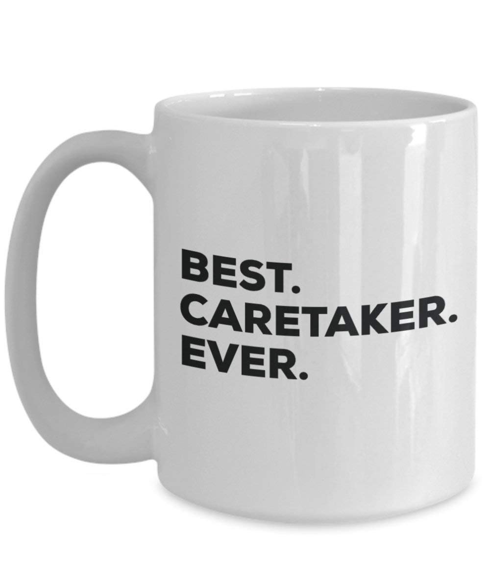 Best Hausmeister Ever Tasse – Funny Coffee Cup – Thank You Anerkennung für Weihnachten Geburtstag Urlaub Einzigartiges Geschenk Ideen 11oz weiß