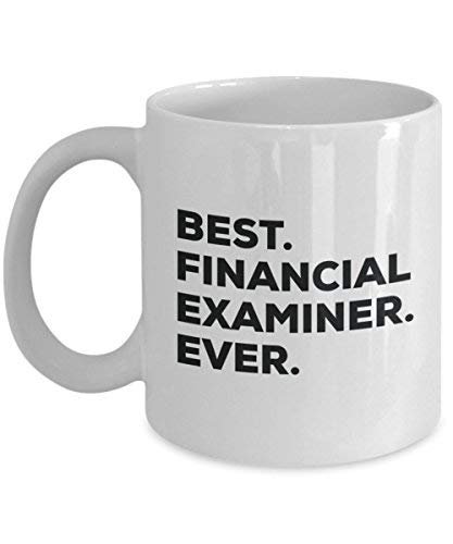 Best Financial Examiner Ever Mug - Funny Coffee Cup -Thank You Appreciation for Christmas Birthday Holiday Unique Gift Ideas