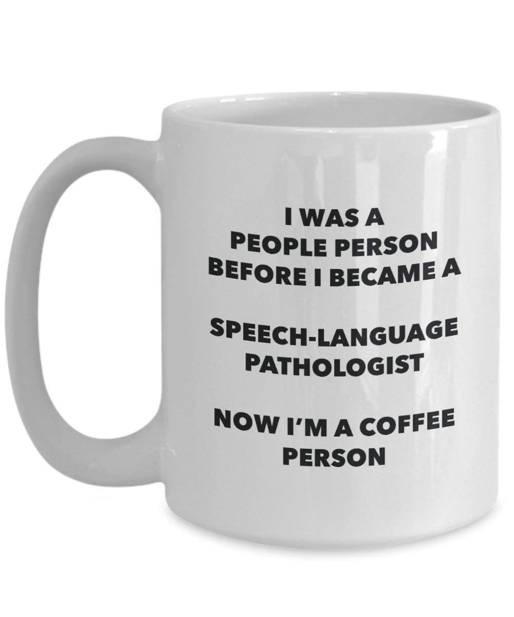 speech-language Pathologe Kaffee Person Tasse – Funny Tee Kakao-Tasse – Geburtstag Weihnachten Kaffee Lover Cute Gag Geschenke Idee