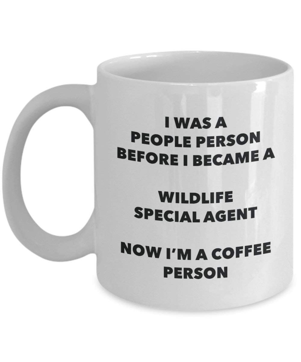 Wildlife Special Agent Coffee Person Mug - Funny Tea Cocoa Cup - Birthday Christmas Coffee Lover Cute Gag Gifts Idea