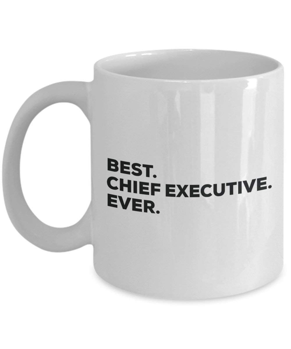 Best Chief Executive Ever Tasse – Funny Coffee Cup – Thank You Anerkennung für Weihnachten Geburtstag Urlaub Einzigartiges Geschenk Ideen