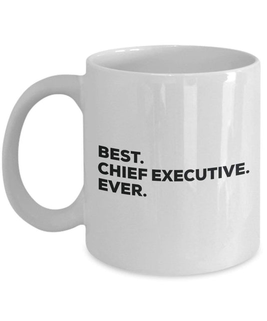 Best Chief Executive Ever Tasse – Funny Coffee Cup – Thank You Anerkennung für Weihnachten Geburtstag Urlaub Einzigartiges Geschenk Ideen