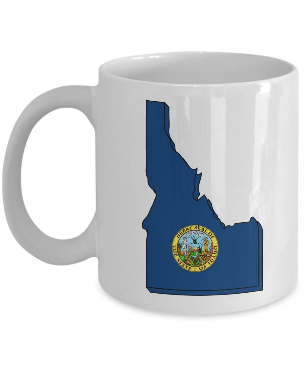 Idaho Tasse – Lustige Teetasse für heiße Kakao-Kaffeetasse – Neuheit Geburtstag Weihnachten Jahrestag Gag Geschenk Idee 11oz weiß