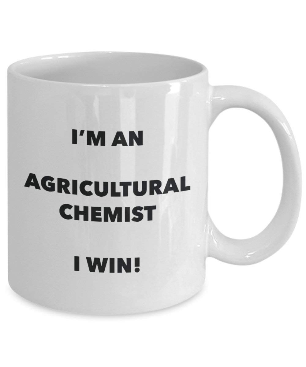 agricole Chimiste Mug – Je suis un Chimiste agricole I Win. – Funny Tasse à café – Fantaisie anniversaire Idée de Gag cadeaux de Noël 11oz blanc