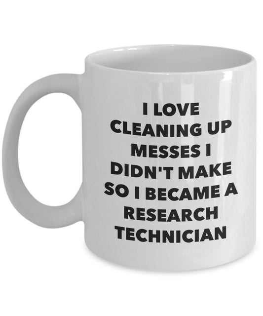 I Became a Research Technician Mug -Funny Tea Hot Cocoa Coffee Cup - Novelty Birthday Christmas Anniversary Gag Gifts Idea