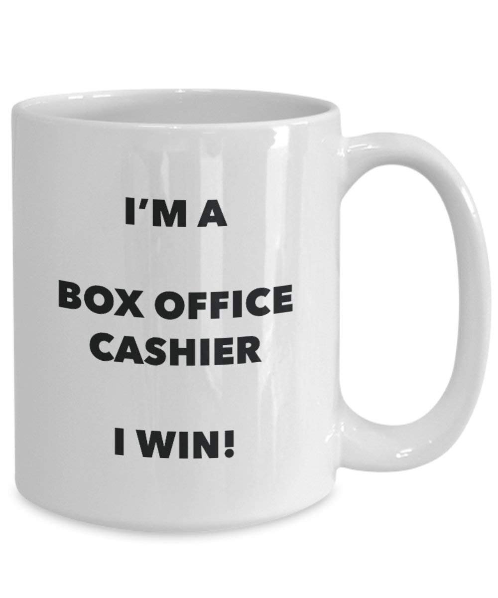 Box Office Kasse Tasse – I 'm a Box Office Kasse I Win. – Funny Kaffeetasse – Neuheit Geburtstag Weihnachten Gag Geschenke Idee