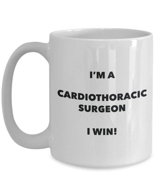 Cardiothoracic Surgeon Mug - I'm a Cardiothoracic Surgeon I win! - Funny Coffee Cup - Birthday Christmas Gifts Idea