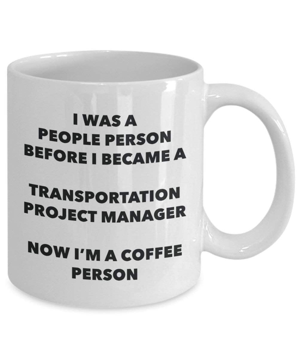 Transport Project Manager personne à café Mug Tasse à thé de cacao – rigolo – Anniversaire de Noël amateur de café mignon Gag Gifts Idée 11oz blanc