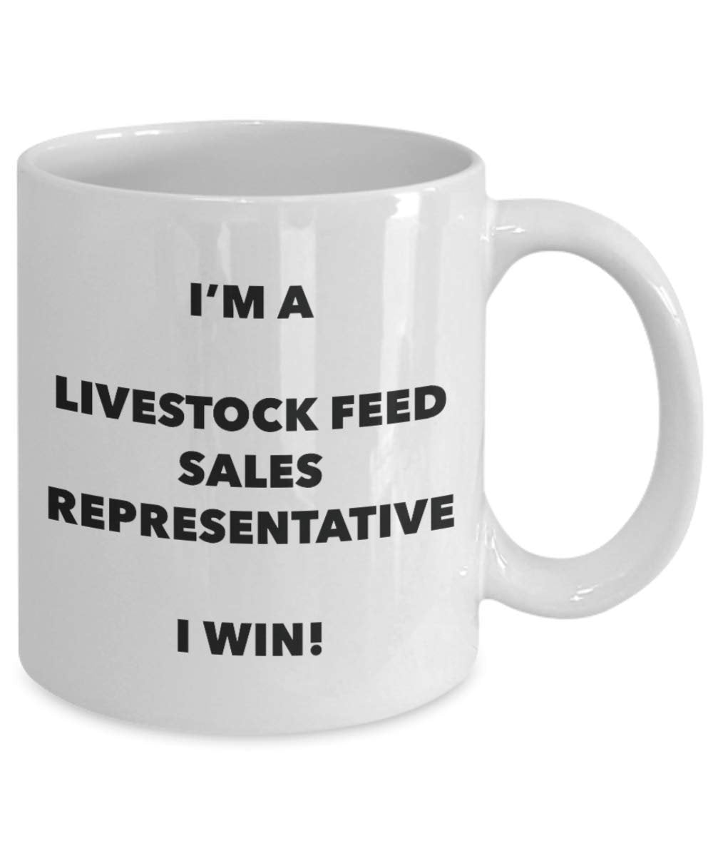 I'm a Livestock Feed Sales Representative Mug I win - Funny Coffee Cup - Birthday Christmas Gifts Idea