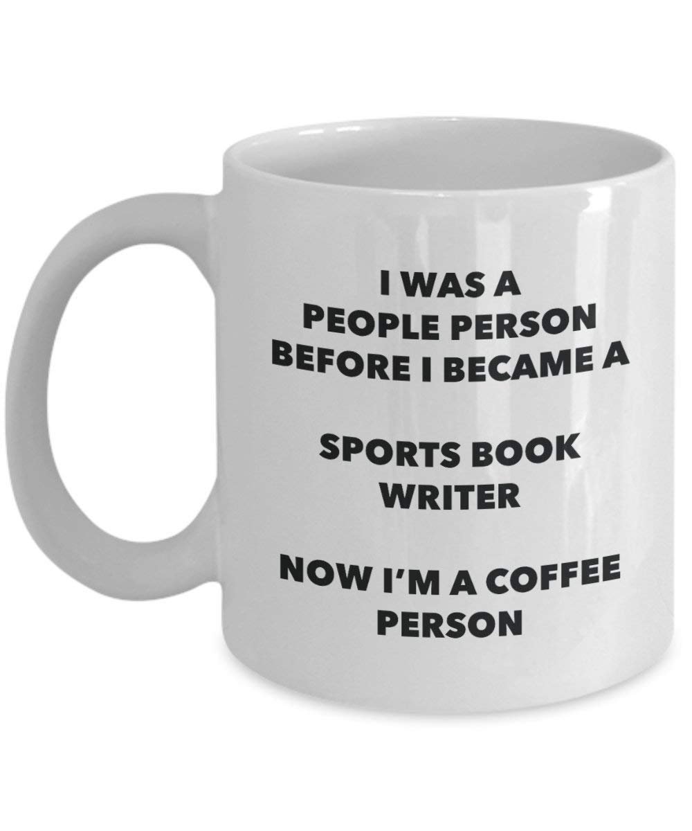 Sport Book Writer Kaffee Person Tasse – Funny Tee Kakao-Tasse – Geburtstag Weihnachten Kaffee Lover Cute Gag Geschenke Idee