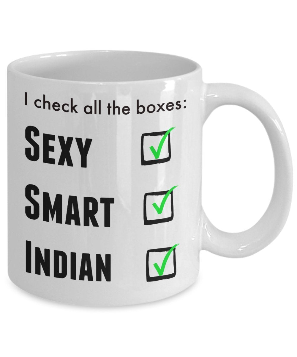 Funny indischen Pride Kaffee Tasse für Männer oder Frauen – Ich bin stolz Neuheit Love Tasse