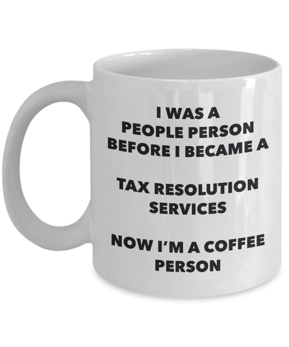 Steuer Auflösung Services Kaffee Person Tasse – Funny Tee Kakao-Tasse – Geburtstag Weihnachten Kaffee Lover Cute Gag Geschenke Idee